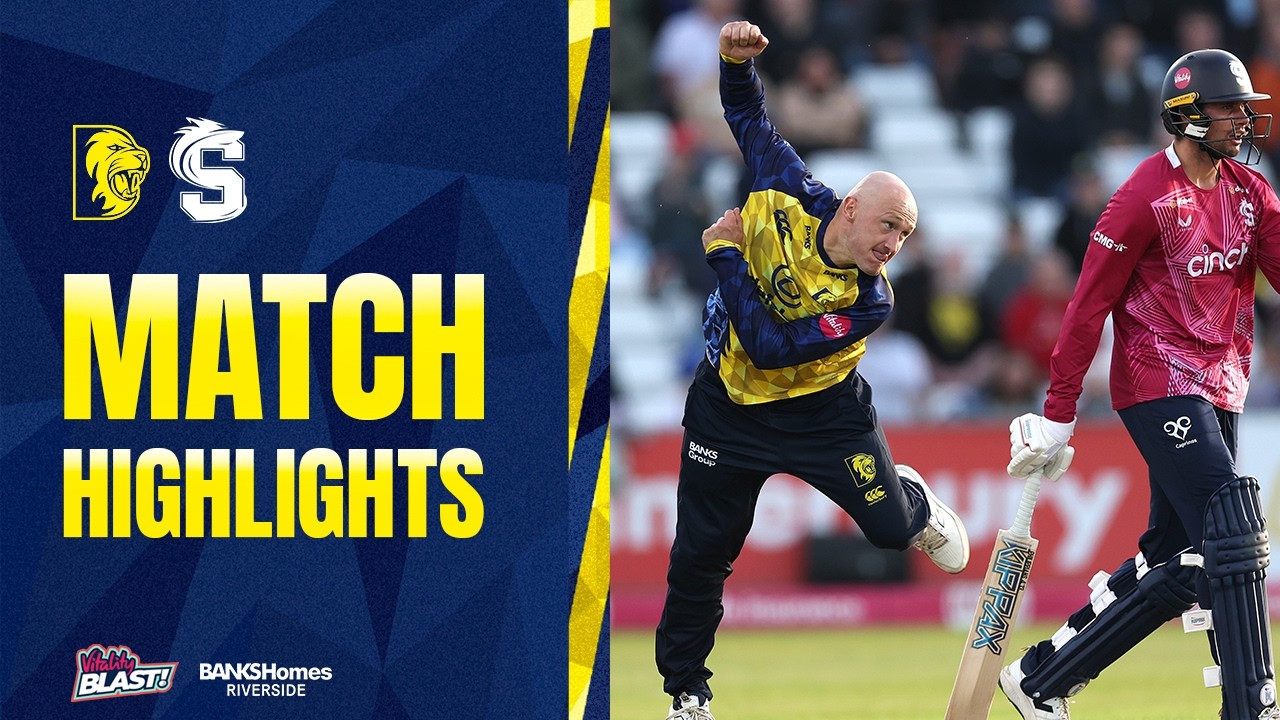 📲 Bowlers dominate as Durham fall to 7-run defeat | NORTHAMPTONSHIRE HIGHLIGHTS