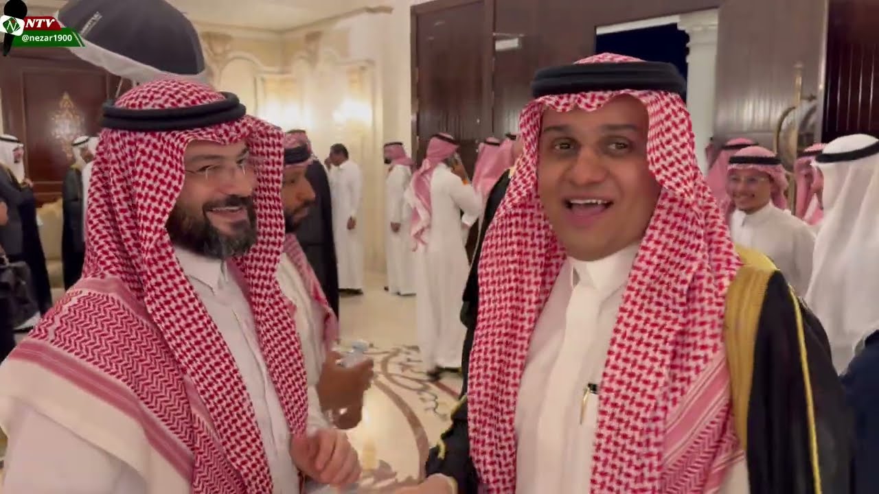 الاعلامي نزار العلي مباركاً افراح آل حسام الدين بمناسبة زفاف نجليهما أحمد وعادل الف مبارك 