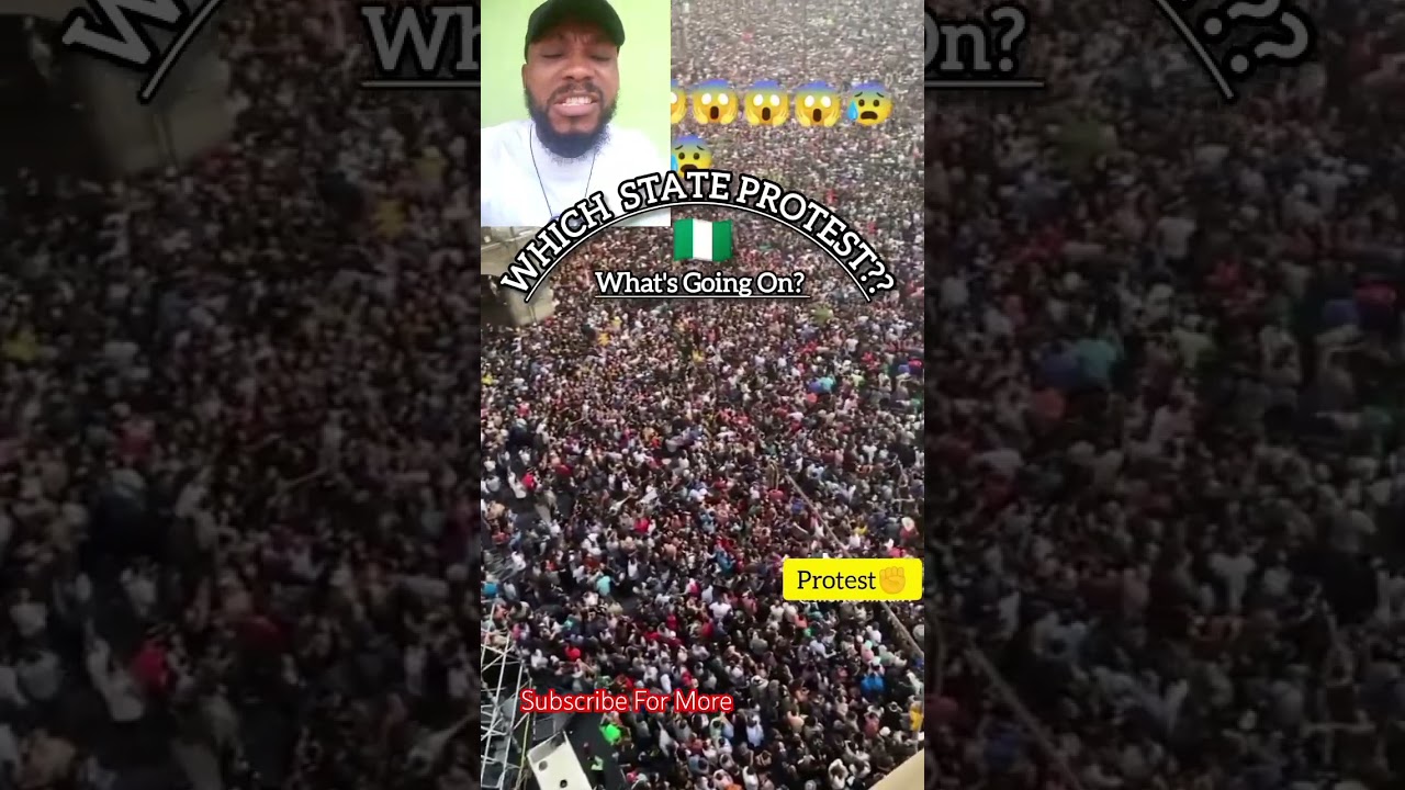 Protest in nigeria😱End bad government✊like, comment, share & subscribe for more💪 #protest