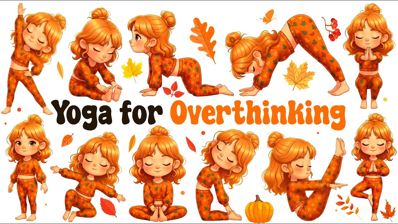 Yoga for Overthinking | Yoga For Children | Yoga for Relaxation | Autumn Yoga Flow | Yoga With Daisy