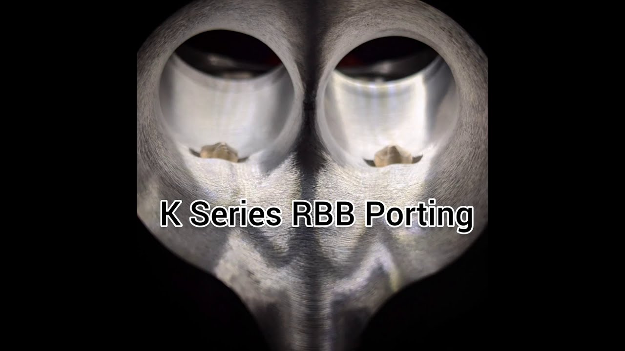 K24 RBB Cylinder Head porting time lapse