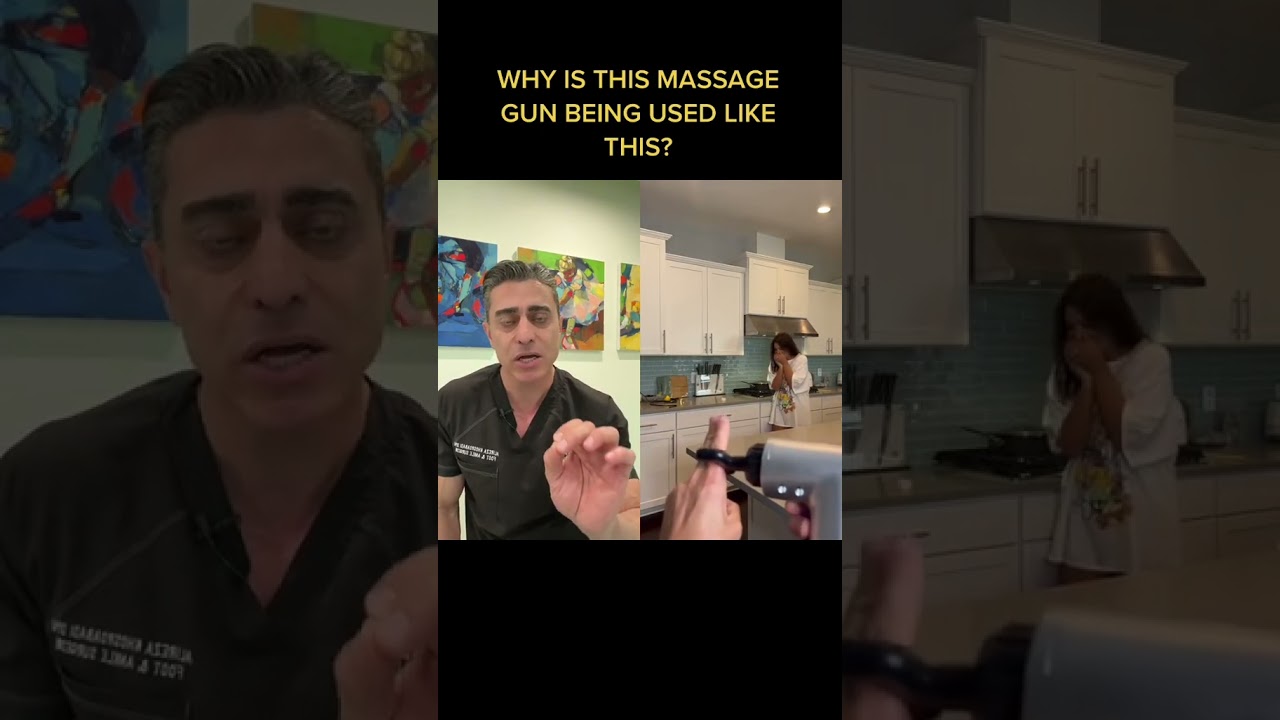 Alternative Way To Use A Massage Gun 🤔