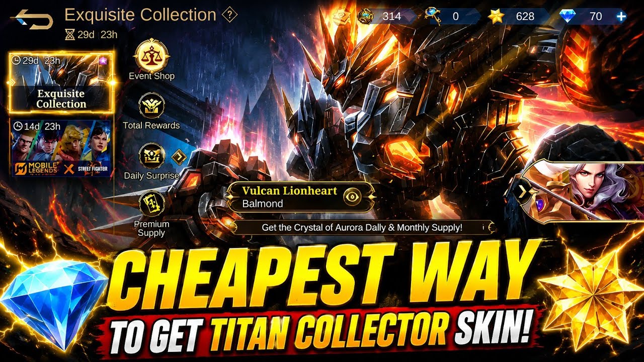 Самый дешевый способ получить скин Titan Collector на Balmond | Всего 500 алмазов