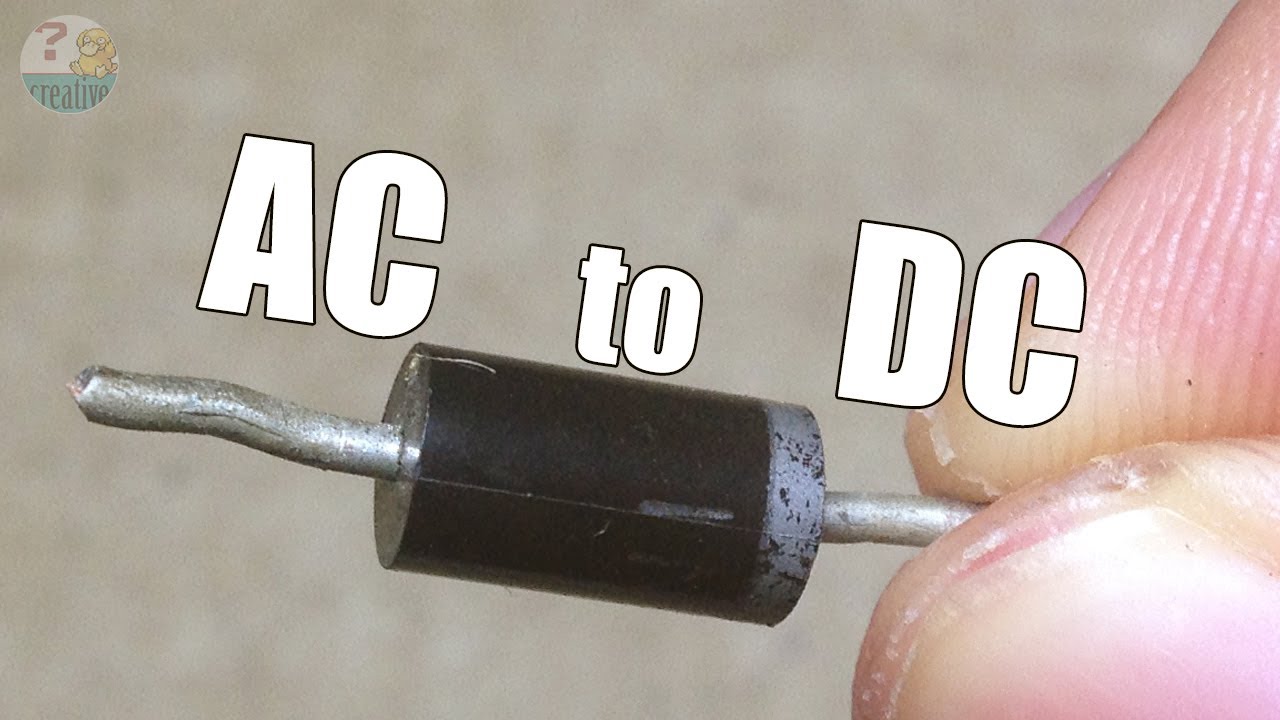 One diode - AC to DC Half Wave Rectifier