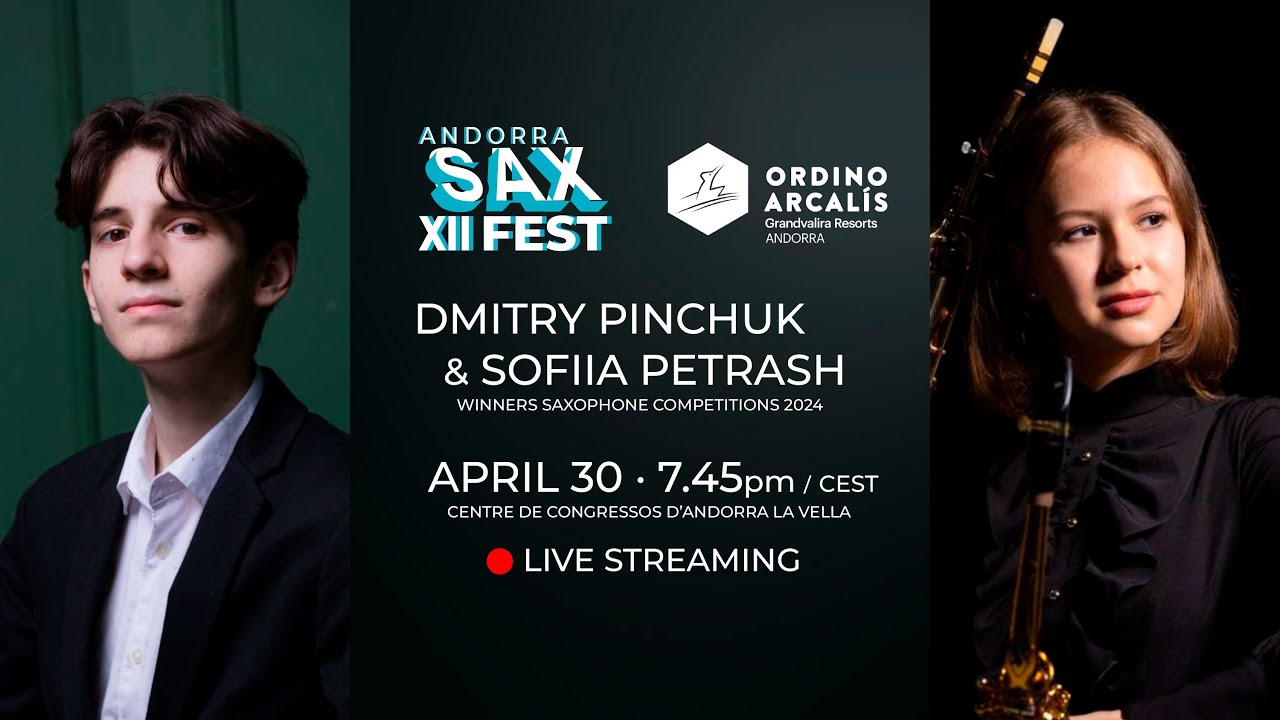 ANDORRA SAXFEST 2025. CONCERT SOFIIA PETRASH / DMITRY PINCHUK