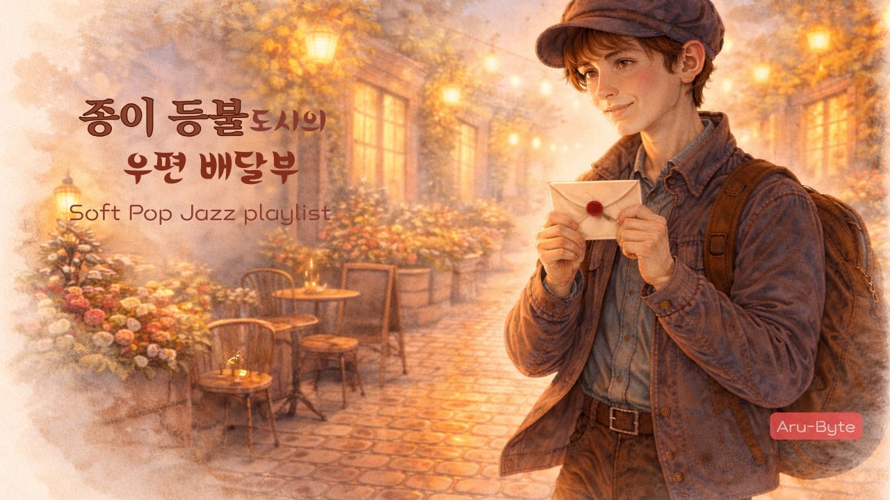 𝒑𝒍𝒂𝒚𝒍𝒊𝒔𝒕 종이등불 도시의 우편 배달부. 마음이 따뜻해지는 Soft Pop Jazz