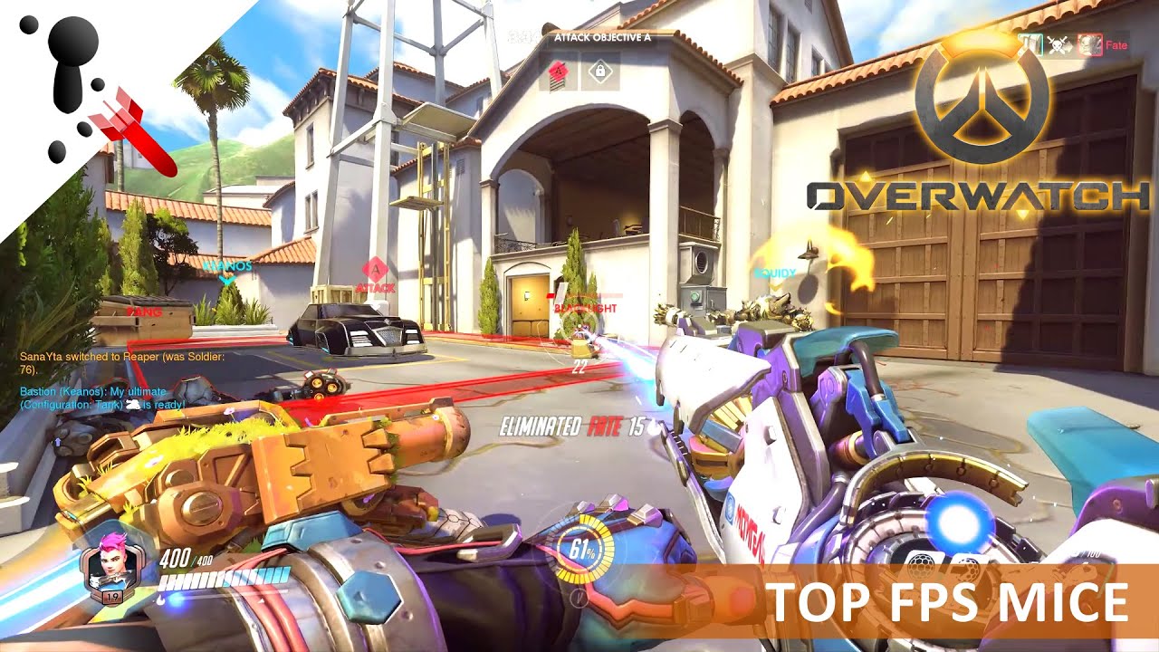 Top Mice for Overwatch by hand size and grip (September 2016)
