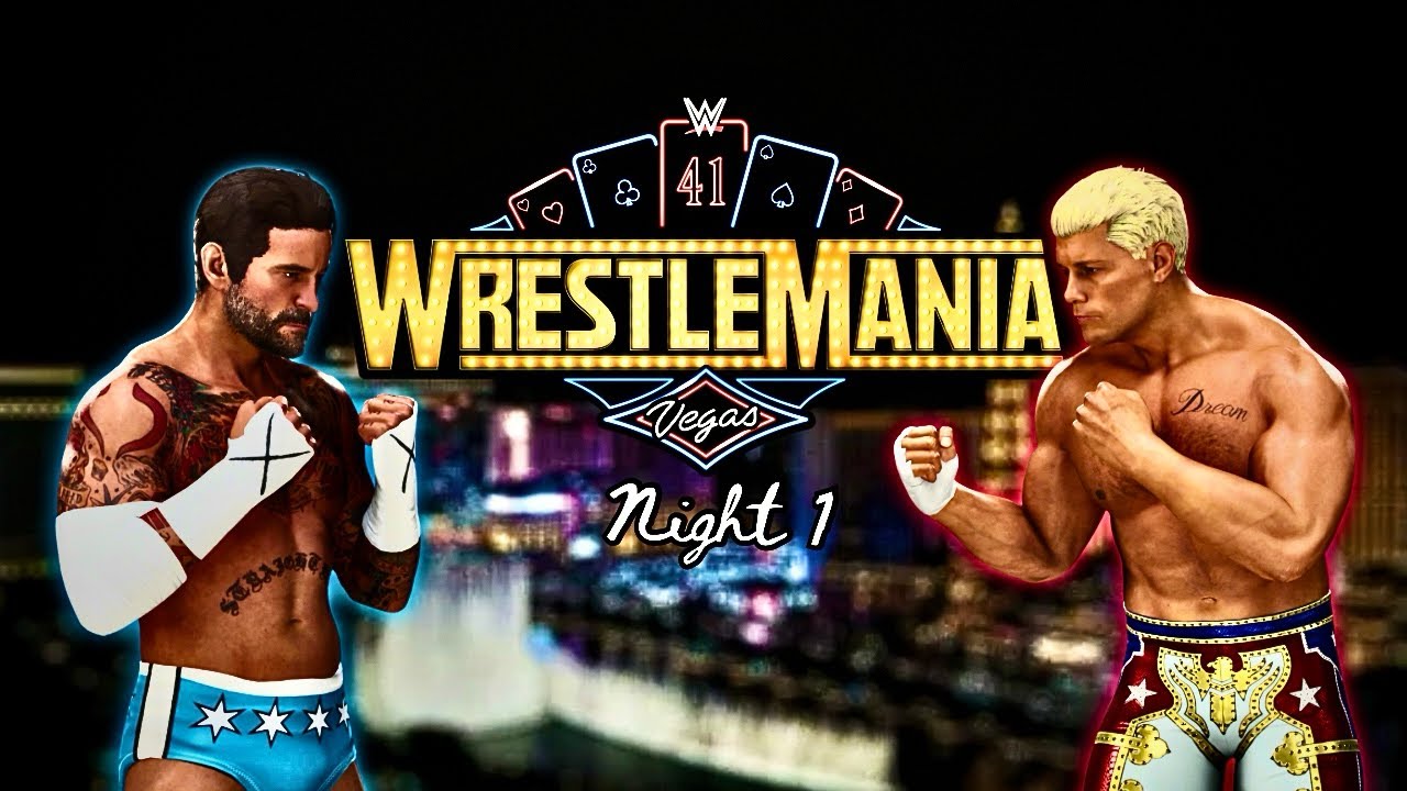 WWE 2K25 | Universe Mode | WRESTLEMANIA 41 | NIGHT 1 | HIGHLIGHTS