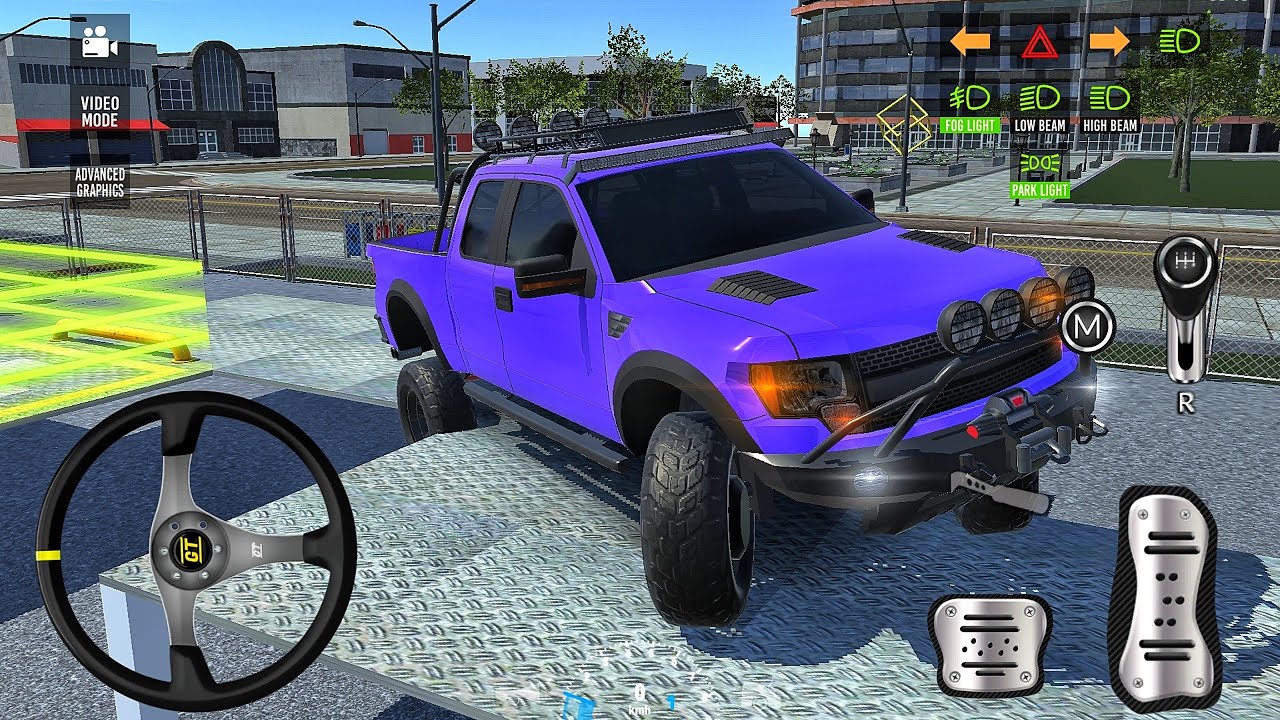 New 4x4 Monster Truck Ramps Parking Multi-Levels 28 - Car Game Android Gameplay