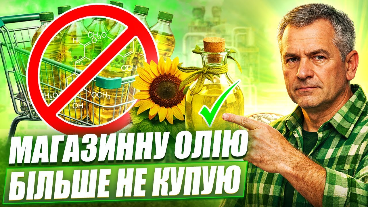 Чому я ВИКИНУВ магазинну олію? 🤮 Гірка правда про заводи та мій вихід