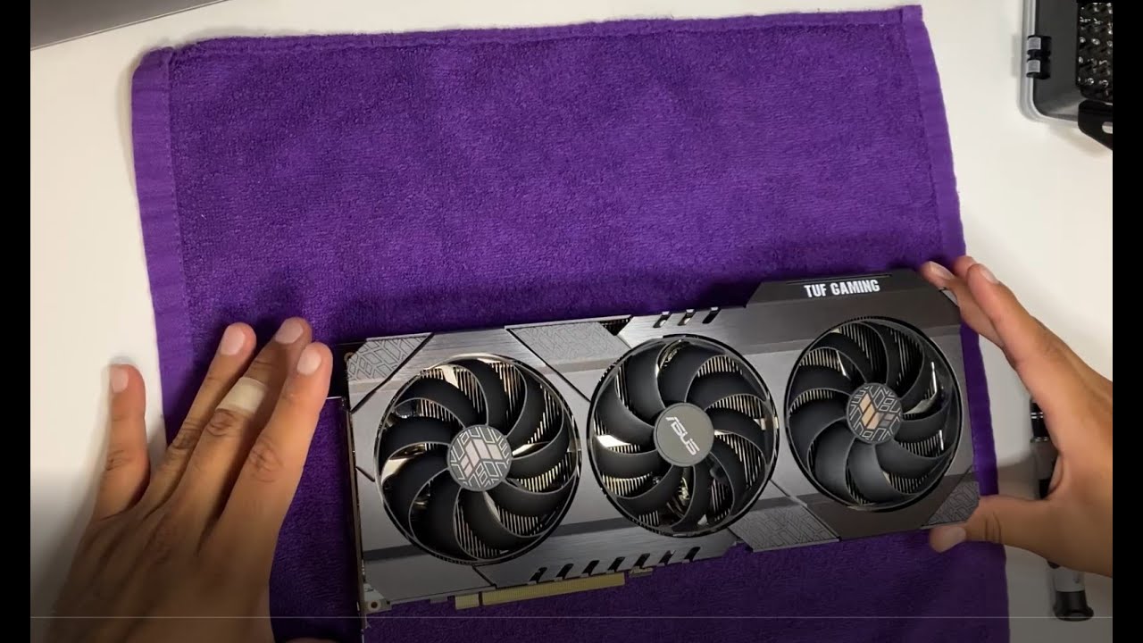 Замена термопрокладки Asus TUF RTX 3080 &mdash; температура видеопамяти снизилась примерно на 20&deg;C, а хешрейт увеличился