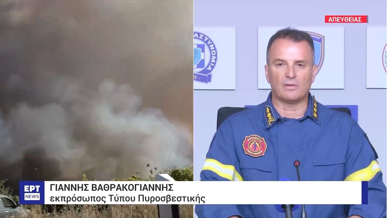 Βασίλης Βαθρακογιάννης: 50 αγροτοδασικές πυρκαγιές το τελευταίο 24ωρο | 11/07/2024 | ΕΡΤ