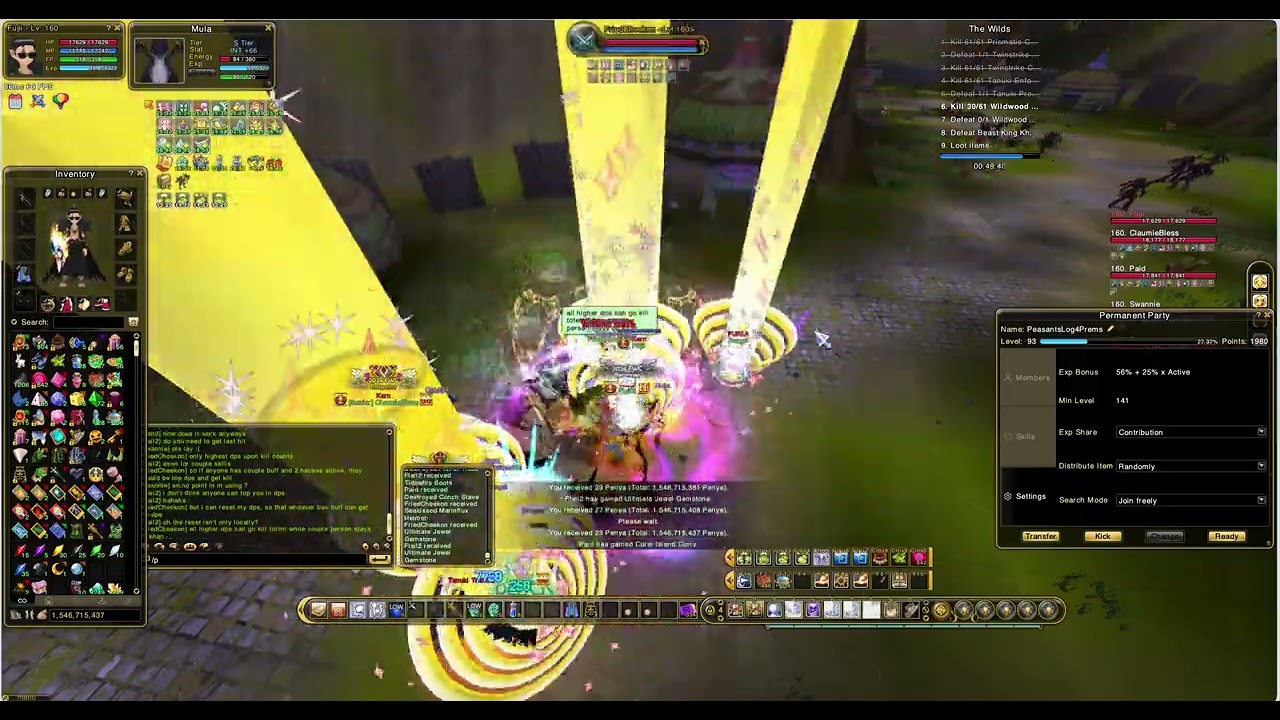 Wilds Run #7 - 15:46 record - Flyff Universe (Mushpoie Server)