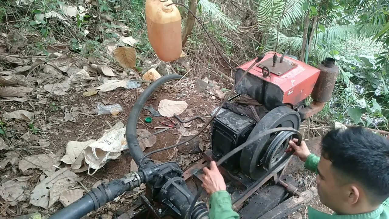 máy D24 . và bơm văn thể 3 tải lên dốc nước cực mạnh phunchungvlog