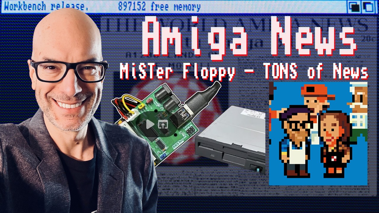 Настоящие дискеты на MiSTer, начало голосования на AmiGameJam, Amiga в максимальных размерах, игр...