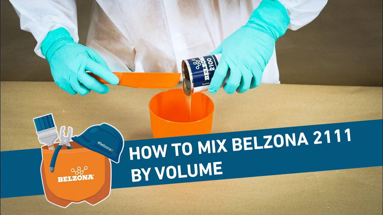 How to mix Belzona 2111