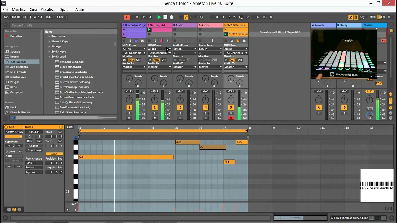 Tribevolution Ableton live direct producer - Launchpad novation+ableton 10