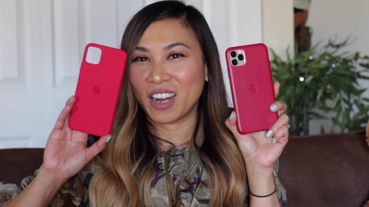 💄Apple Iphone 11 Pro Max Silicone Case in Product Red |Comparison to the Leather Case