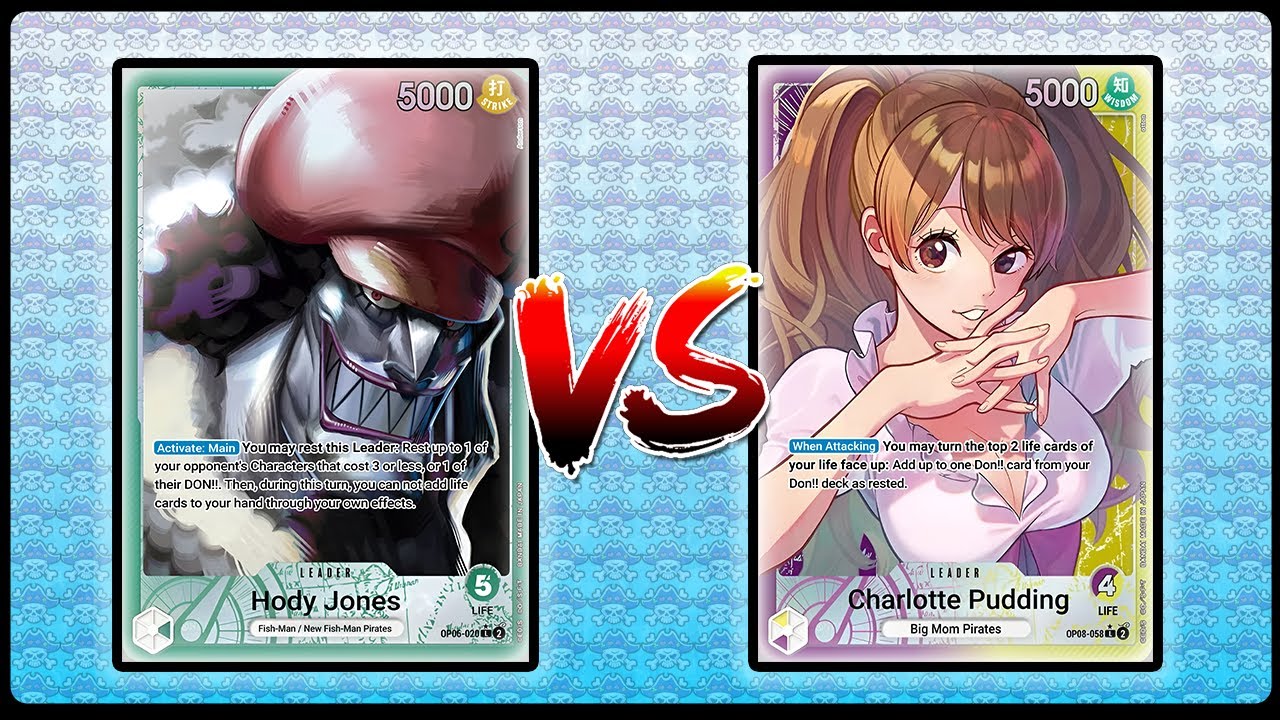 One Piece Card Game Store Locals OP08 Hody Jones vs Charlotte Pudding