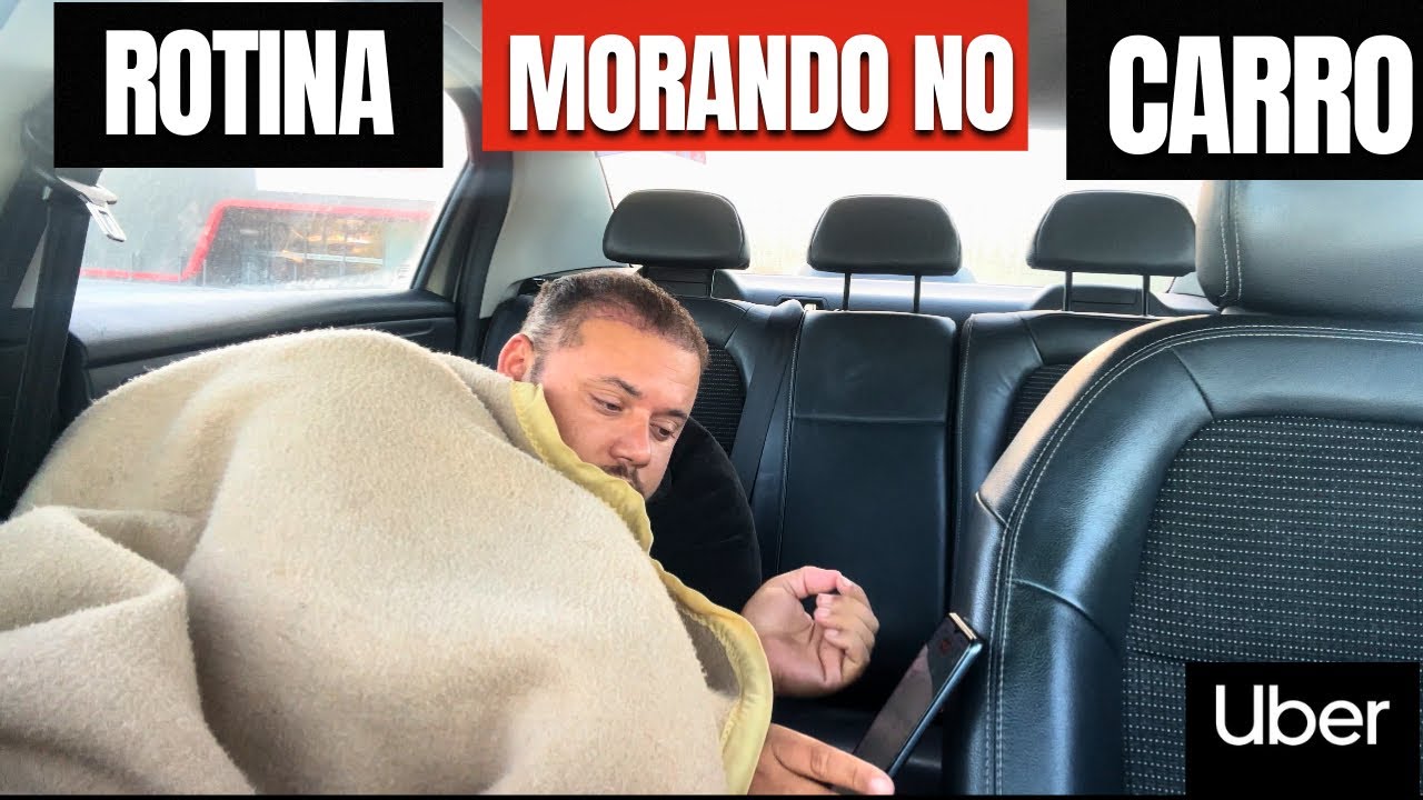 TRABALHO DE UBER E VIVO NO CARRO EM PORTUGAL 🇵🇹 | um dia comigo vlog