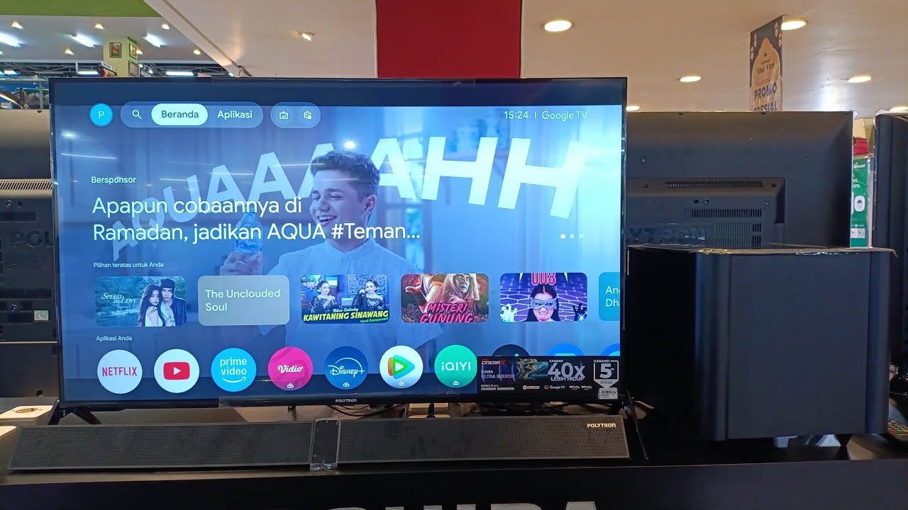 Review spesifikasi tv polytron soundbar 43bug3058 google tv