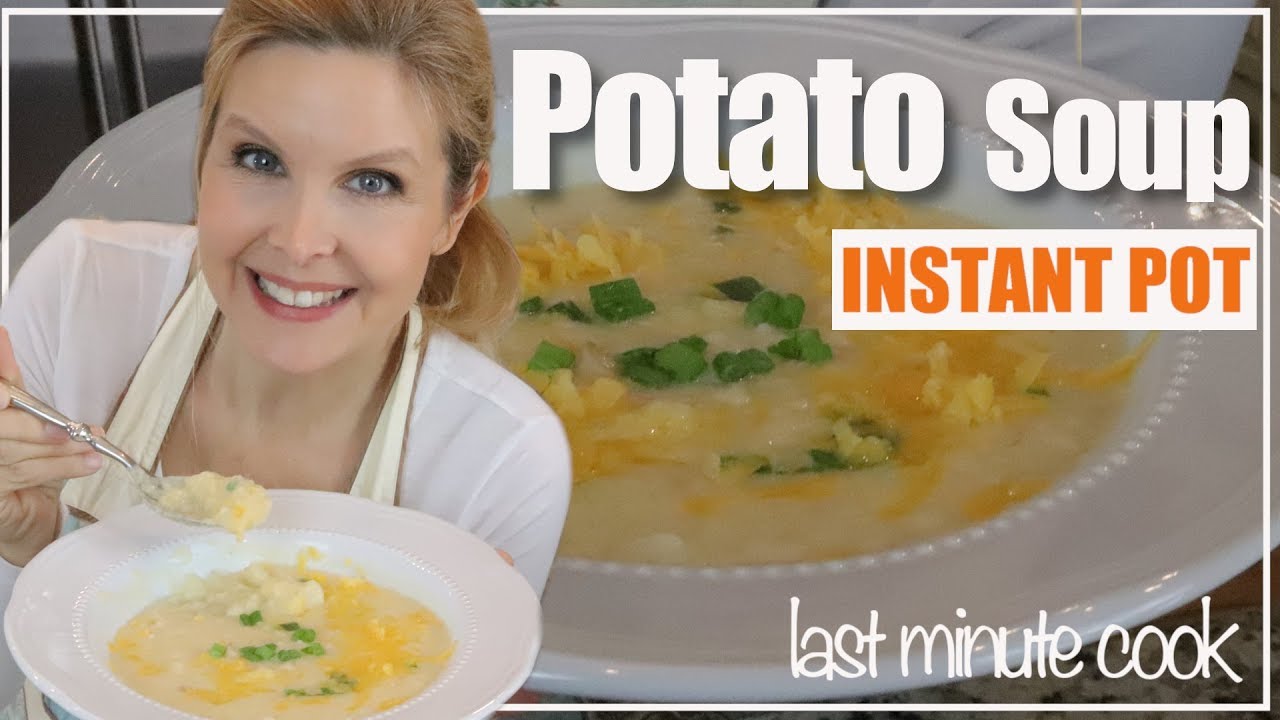 Potato Soup Instant Pot Recipe | Baked Potato Soup