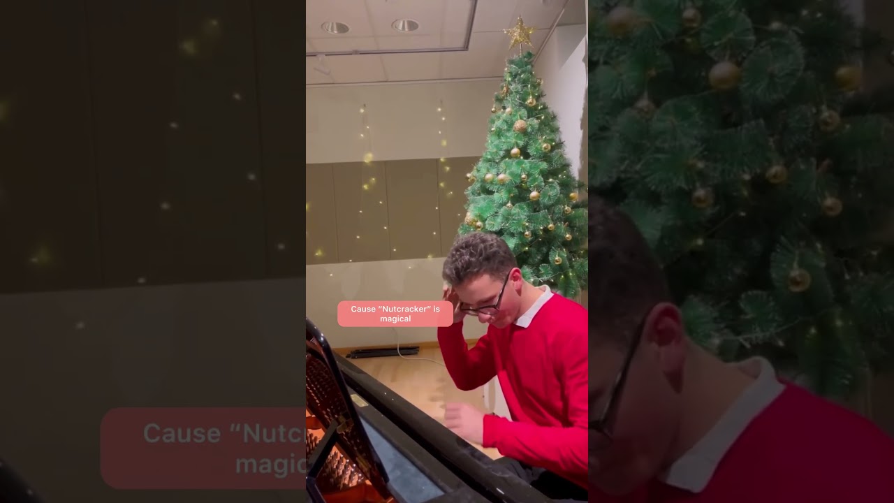 Nutcracker season - Dance of Sugar Plum Fairy 🎄🎹 #piano #viral #christmas