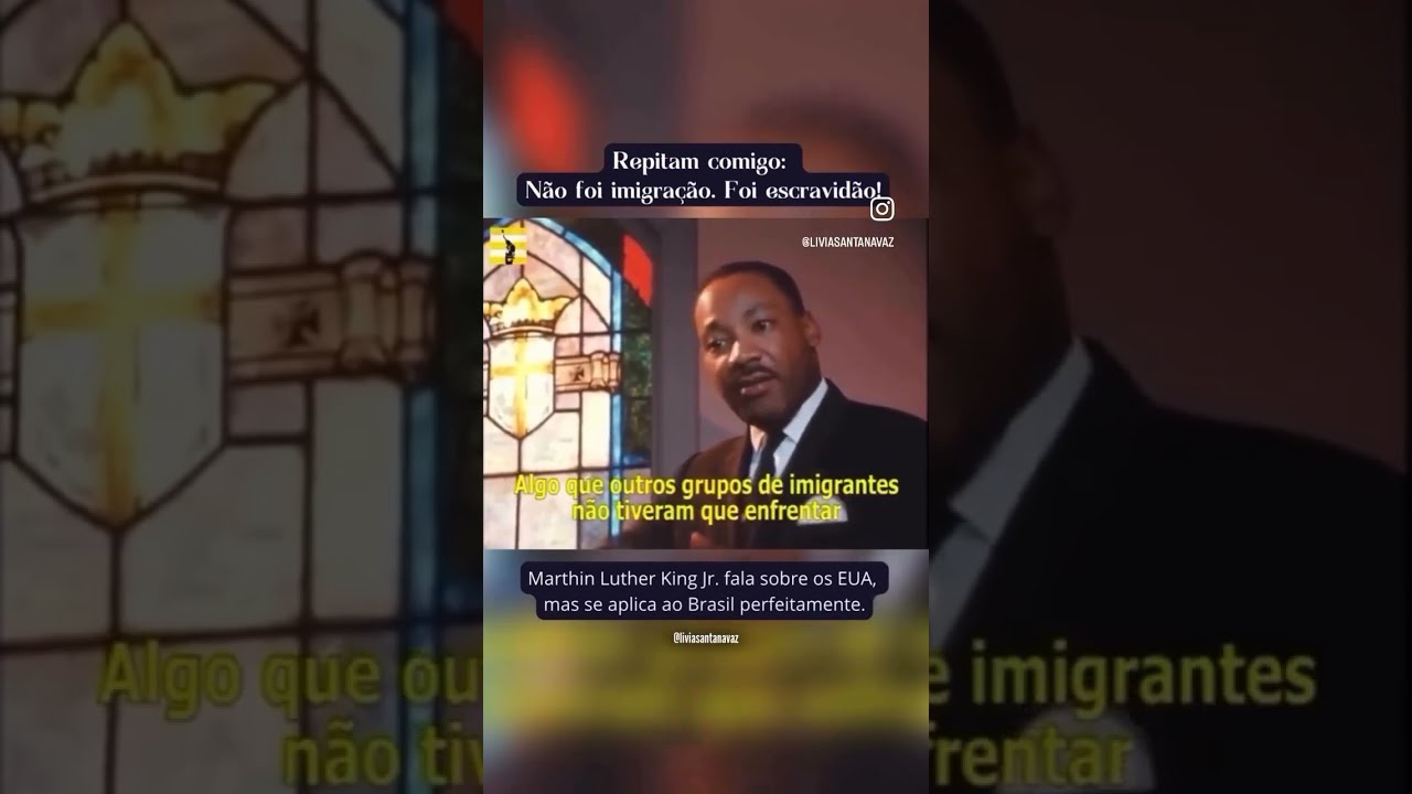 Martin Luther King: Causas do racismo nos EUA, no Brasil. Demarcação dos territórios quilombolas, já