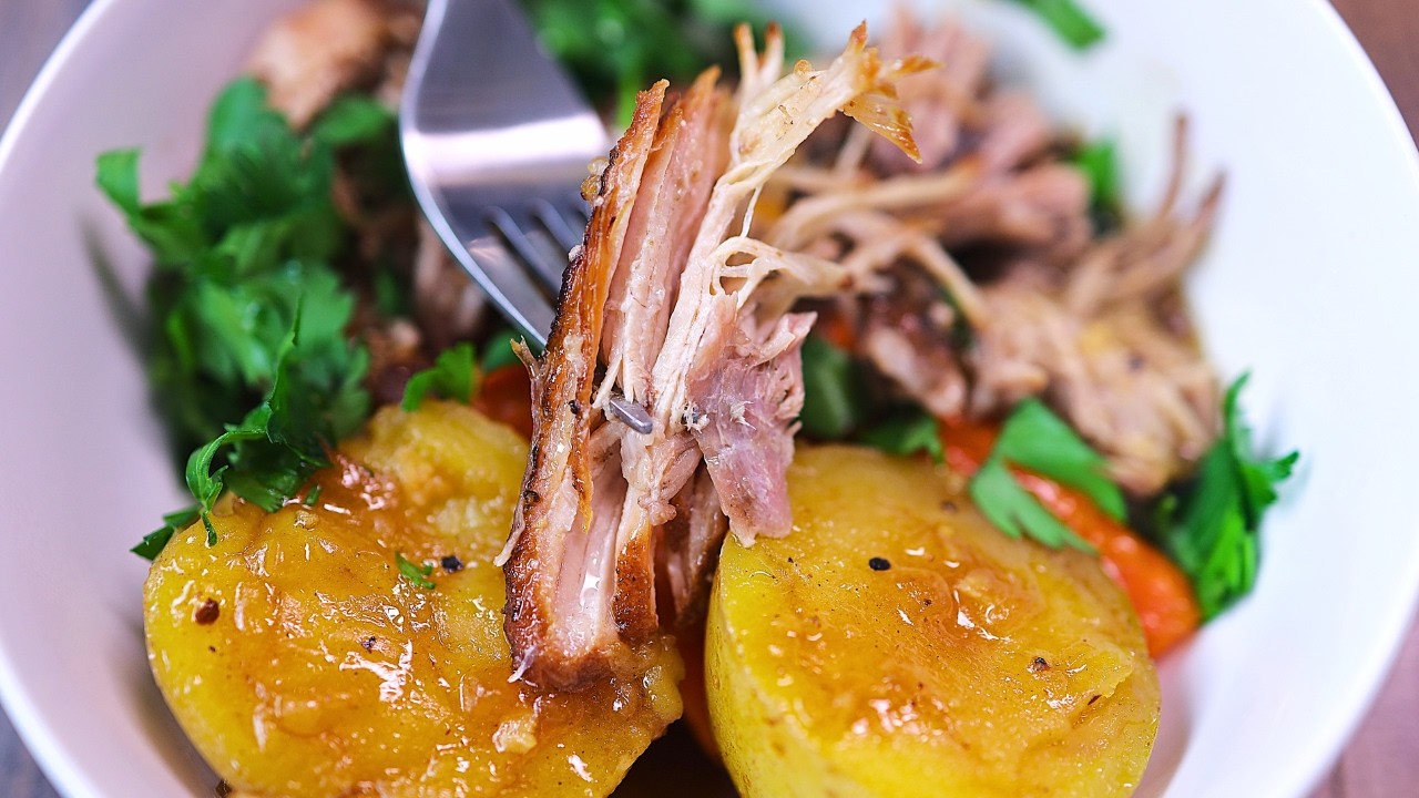 Instant Pot Pork Roast with Potatoes and Carrots