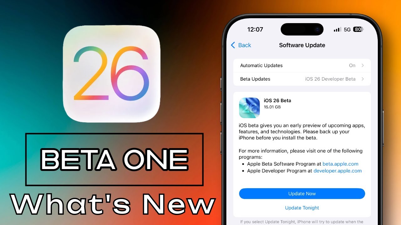 iOS 26 Beta 1 Is HERE- What's NEW! Is Liquid Glass Enough?