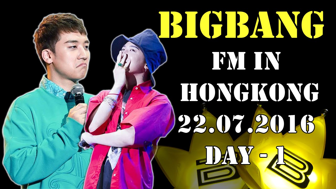 BIGBANG - Fan Meeting (FM) in HongKong, 22.07.2016 (fancam) Day-1 [funny editing]
