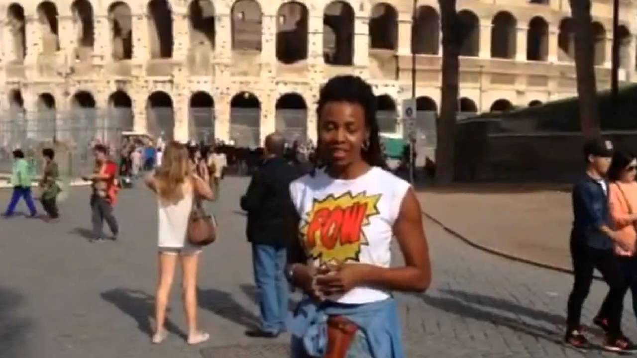 Actress Tamberla Perry in Rome