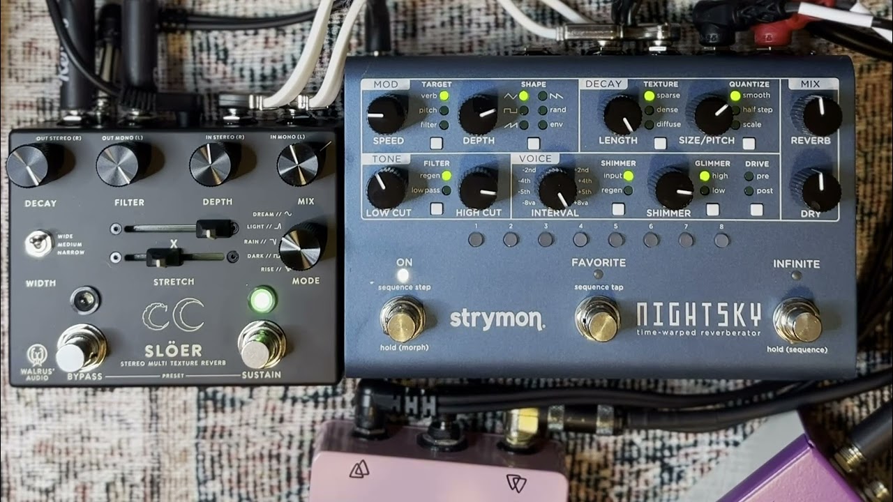 Let There Be Light&hellip;Reverb!! How the Strymon Nightsky compares to Light Mode on Walrus Sl&ouml;er #stereo