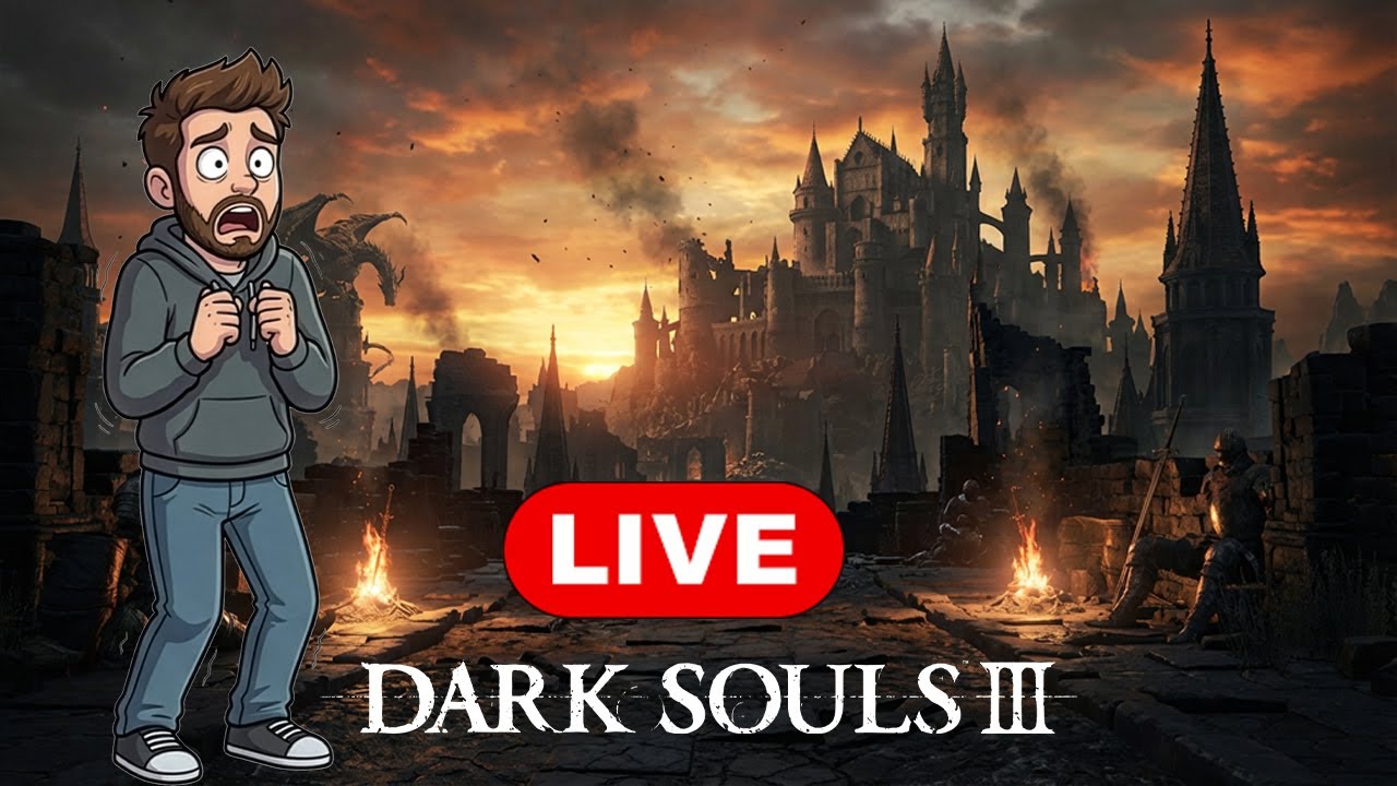 DARK SOULS 3: POKORA I HERBATA 💀 Stary gracz vs Lothric | LIVE #3