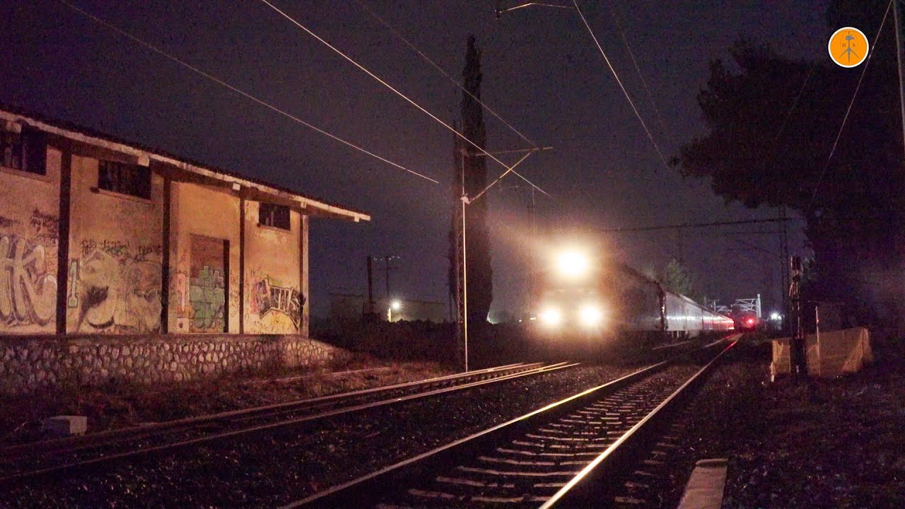 Night Rail Traffic at Schimatari, January 2026.
