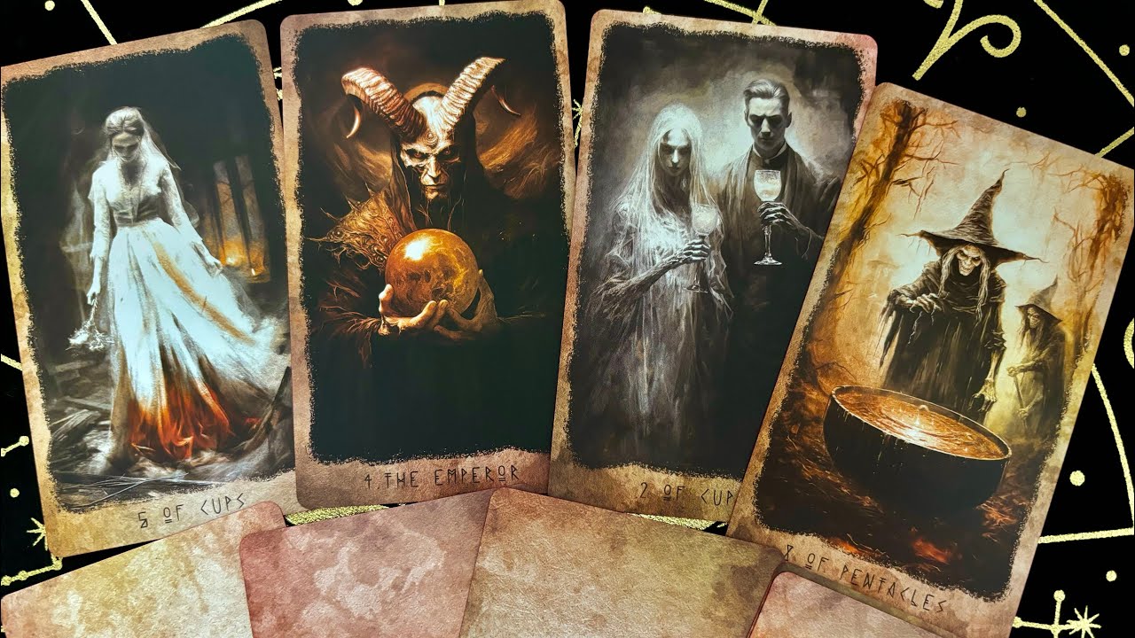 Тёмная колода от Deckstiny💀HoroScare Tarot💀
