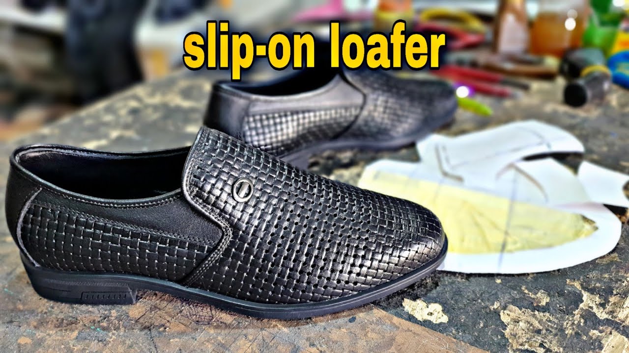 Slip-on loafer assembling and finishing process: DIY TUTORIAL 