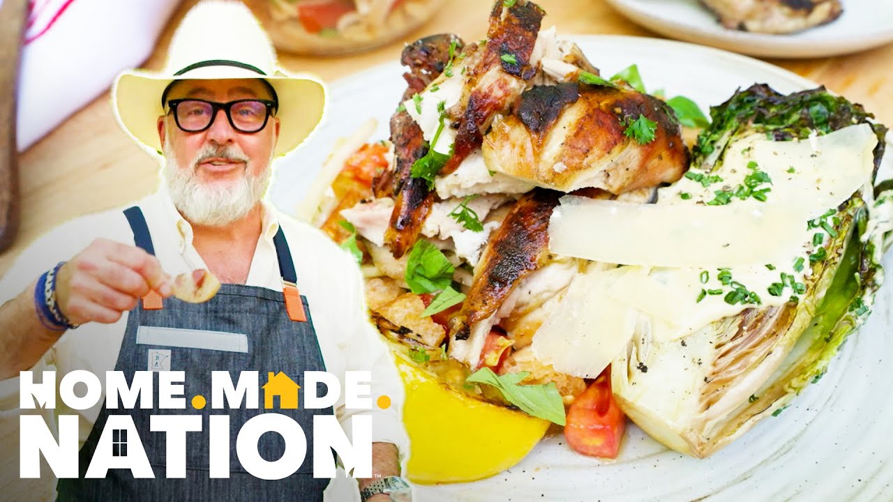 Grilled Rabbit With Baby Gem Salad & Panzanella | Wild Game Kitchen | Home.Made.Nation