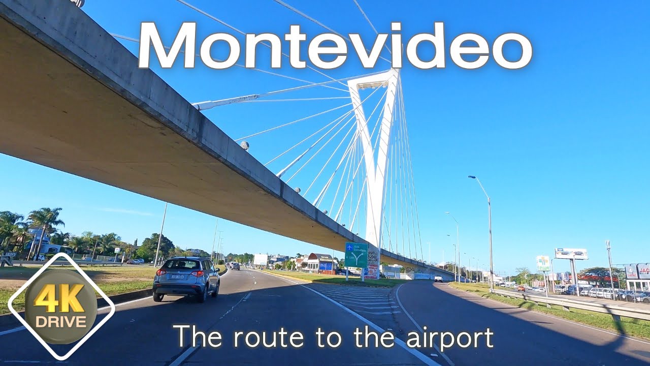4K DRIVE to AIRPORT Montevideo Uruguay 4k video GoPro Hero 9