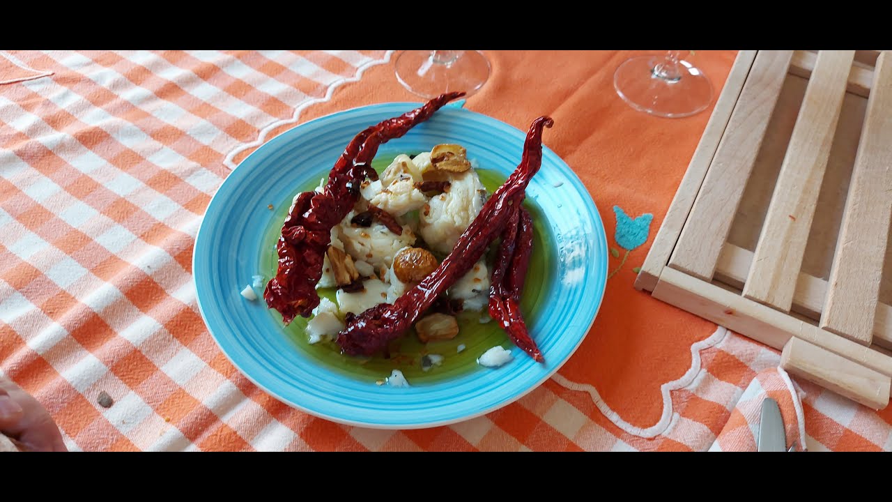Baccalà alla lucana con peperoni cruschi