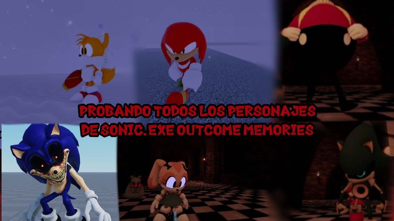Gameplay de todos los personajes de Sonic OUTCOME MEMORIES.
