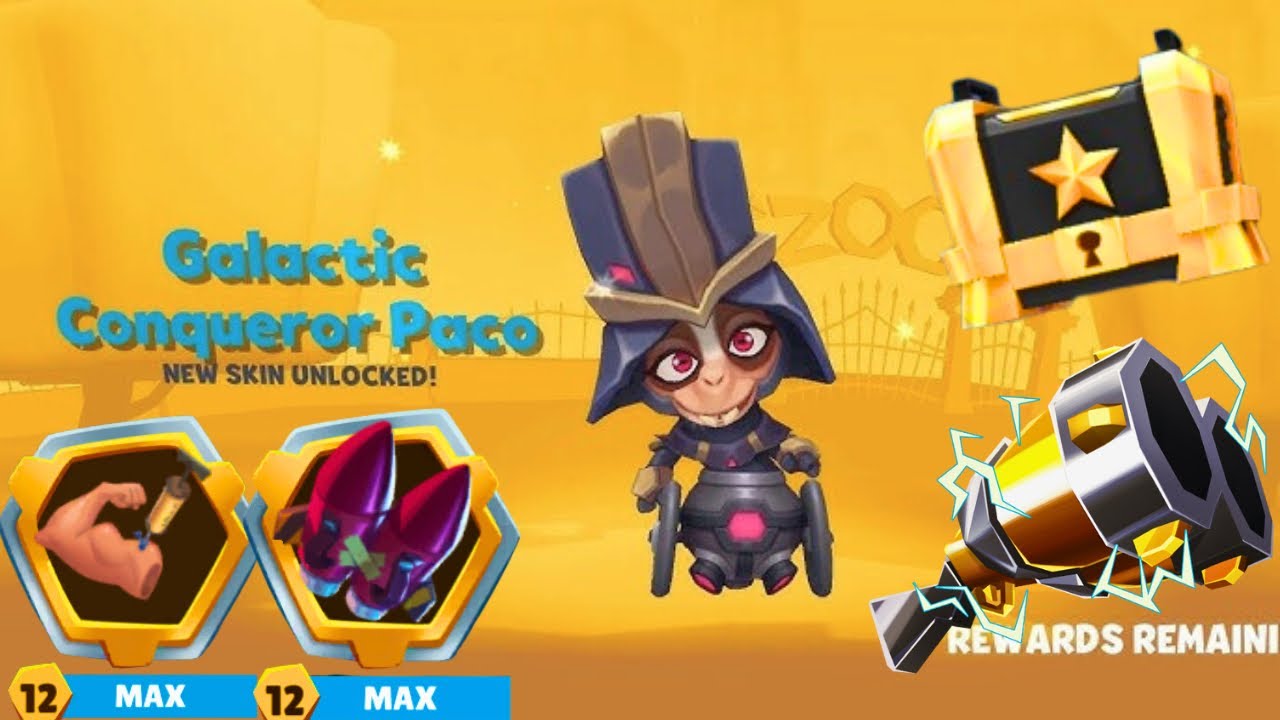 Solo Paco Maxed Level 20 Zooba Gameplay Black Crate