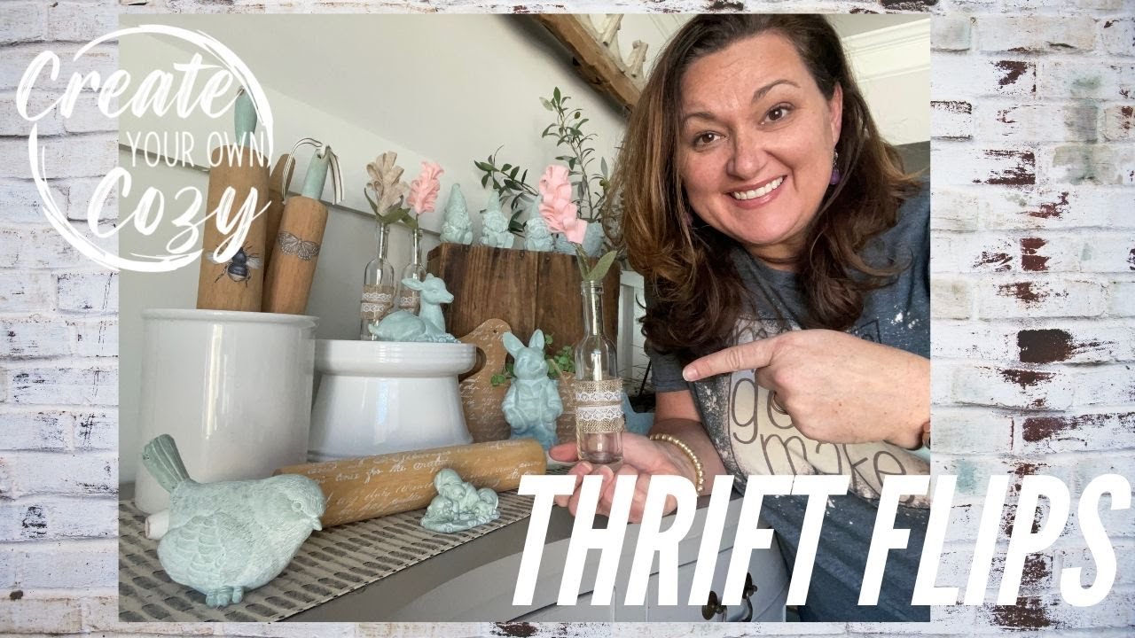 Thrift Flips for profit ~ Spring Decor ~ resell thrifted items