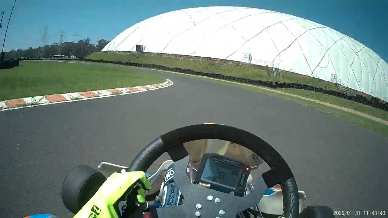 Trying gain some more familiarity with the track- 125cc Rotax Evo Unrestricted @ Eastern Creek Kart