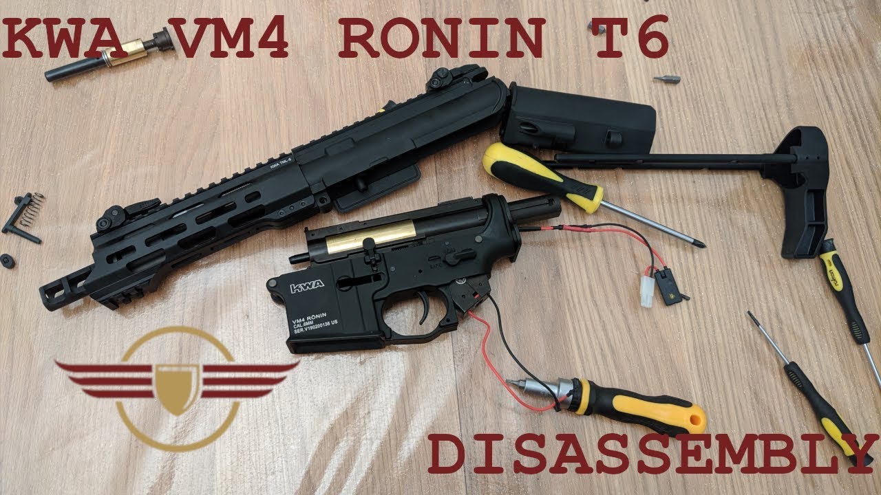 [КАК] РАЗБОРКА KWA RONIN T6 M4 AEG 2.5