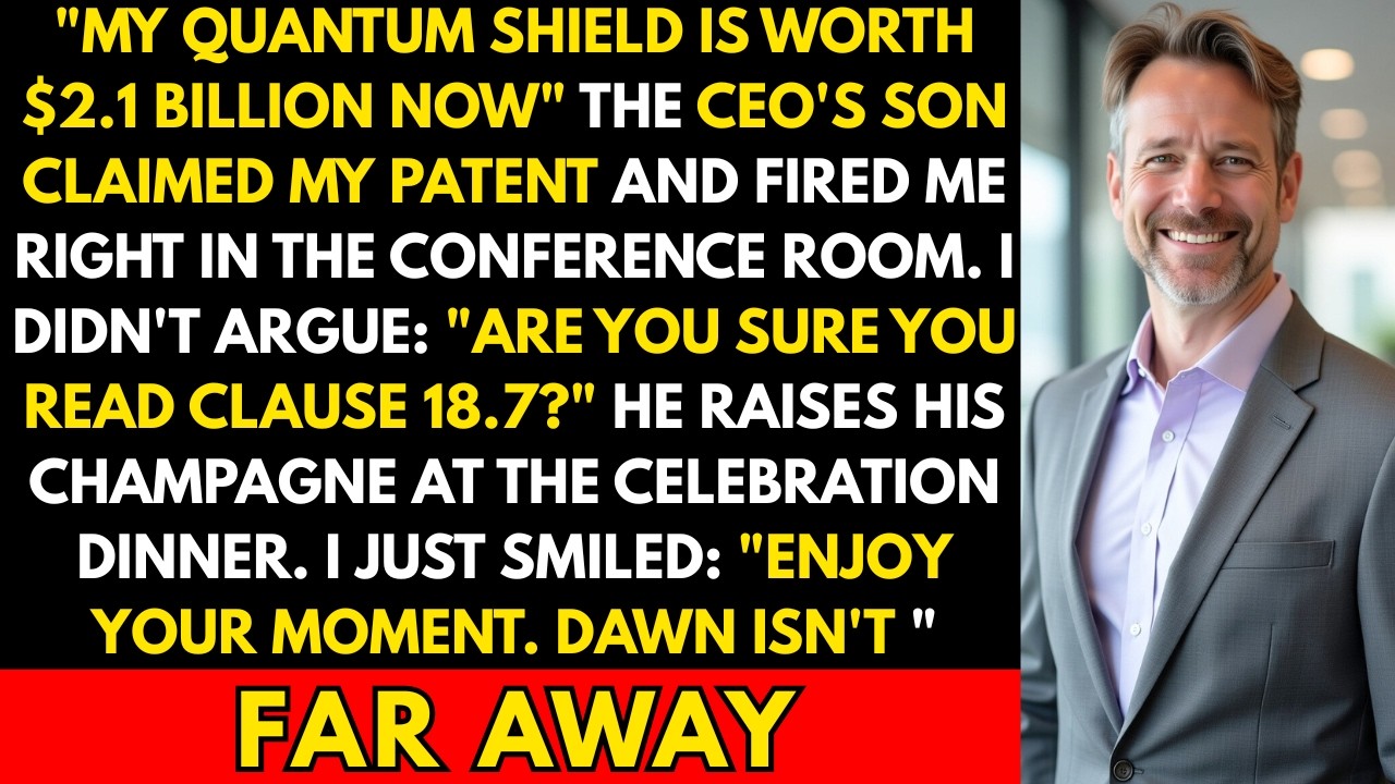 CEO'S Son Claimed My $2.1B Patent And Fired Me&mdash; So I Revoked The License And Crashed The Stock
