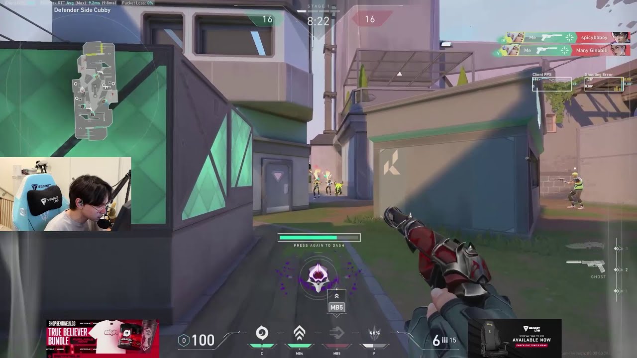 Tenz destroys Valorant Team Deathmatch