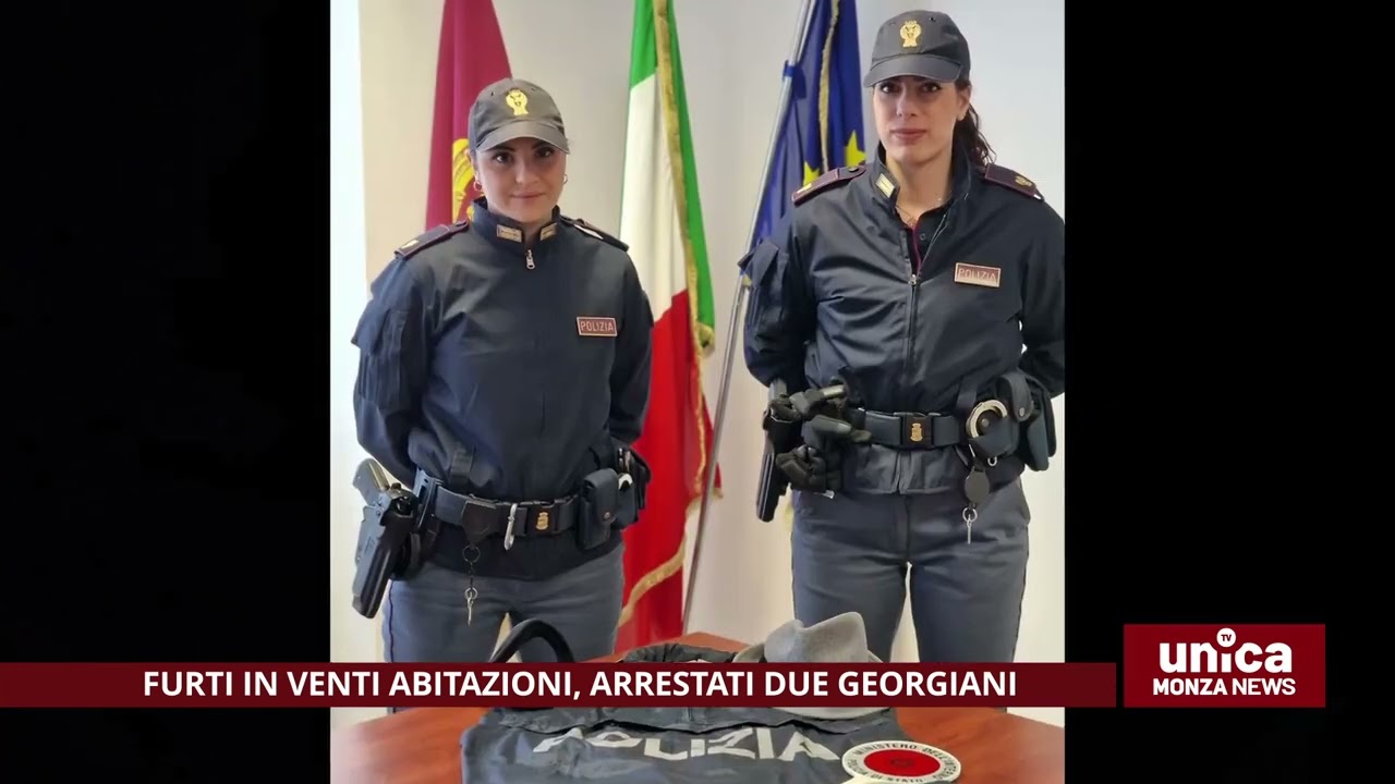 Furti in venti abitazioni, arrestati due georgiani