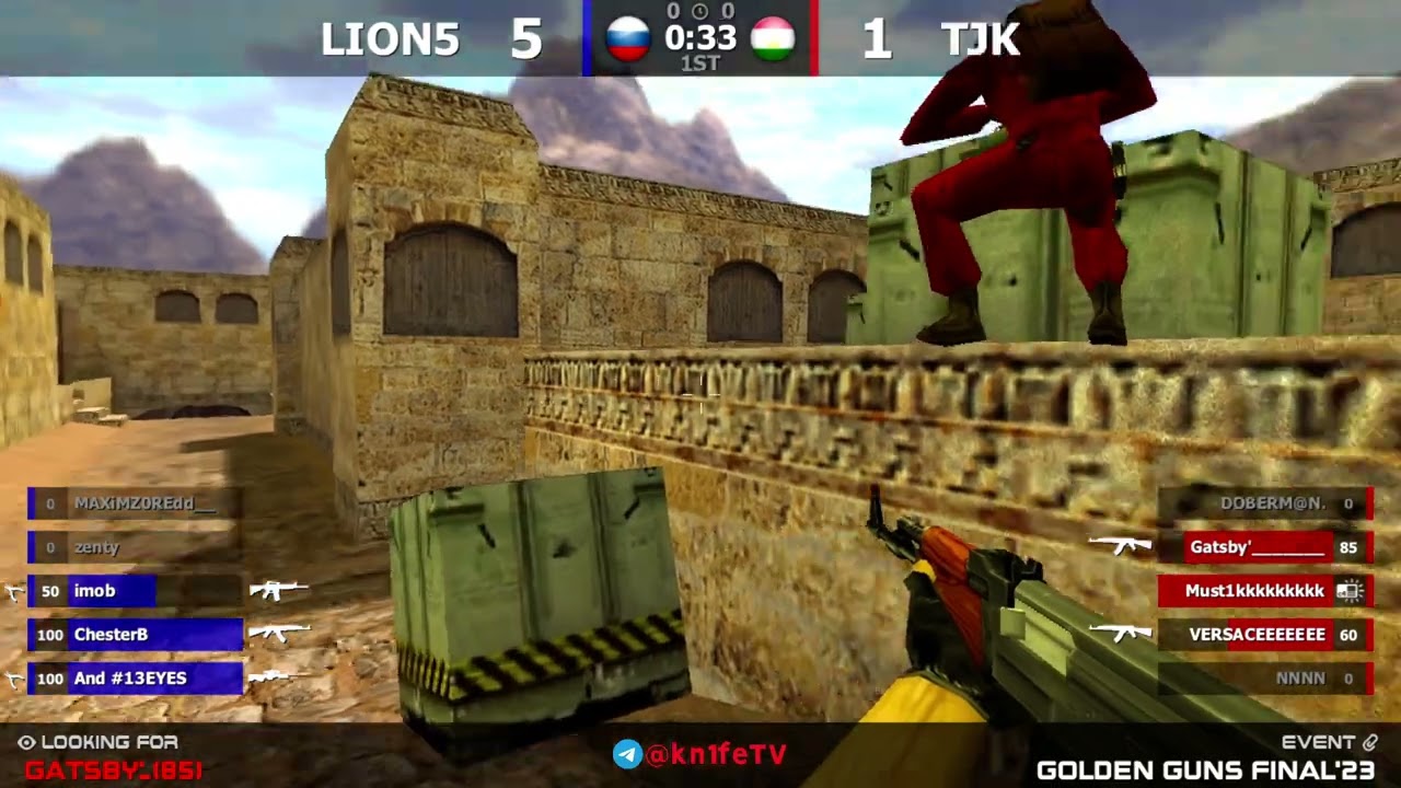 CS 1.6 LAN-турнир Golden Guns - 5 львов (Москва) vs TJK (Таджикистан)