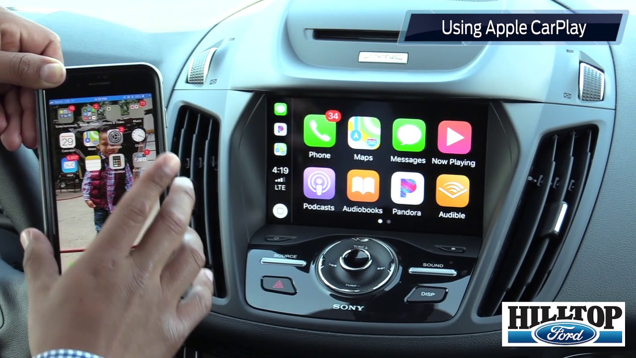 2018 Ford Escape: Connect Phone via Bluetooth, Use Apple CarPlay